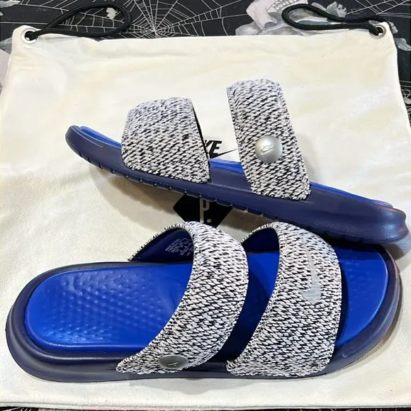 DS 2017 NIKE BENASSI DUO ULTRA SLD x PIGALLE NIKELAB SLIDES SZ MENS 9 RARE
