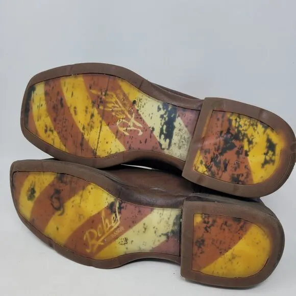 Durango Rebel American Flag 12” Western Cowboy Boot DK Brown DB5554 Mens Sz 12 D