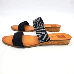 DV by Dolce Vita Shoes Women’s 10 Bailey Dual Strap Cork Slides Sandals