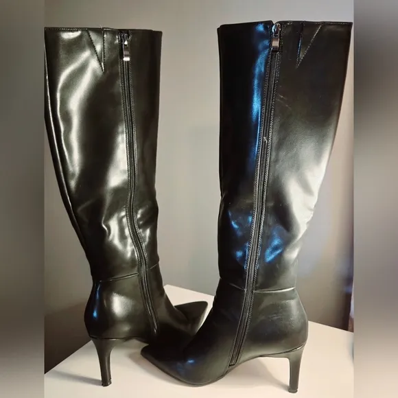 Easyfox Knee High, Pointed Toe, 3&quot; High Heel Stiletto Boots #420