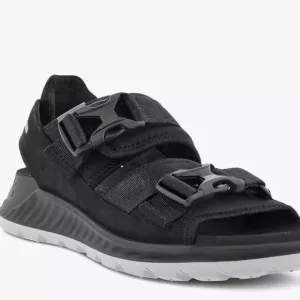 Ecco ExoWrap Mens Black Sandals Size 10 10.5