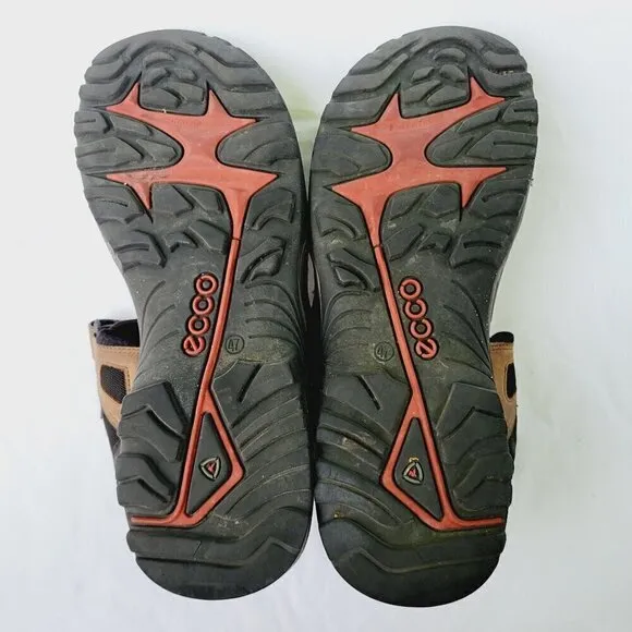 ECCO Men's Brown Yucatan Athletic Sport Hiking Walking Sandals - 47 (US 13/13.5)