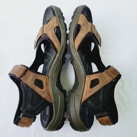 ECCO Men's Brown Yucatan Athletic Sport Hiking Walking Sandals - 47 (US 13/13.5)
