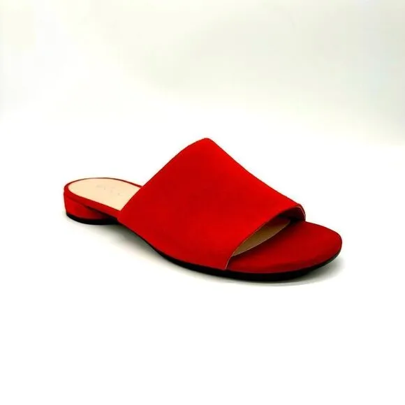 Ecco Peep Toe Slides