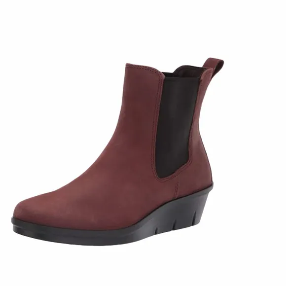 ECCO Skyler Wedge Chelsea Boots Sz 41/10-10.5