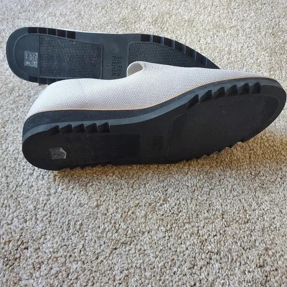 Eileen Fisher Womens Knit Slip-on Sneaker Gray Size 10