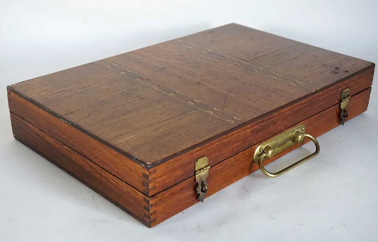 English Cased Pipe and Smoking Traveler's Compendium Set