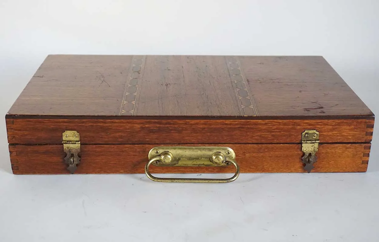 English Cased Pipe and Smoking Traveler's Compendium Set