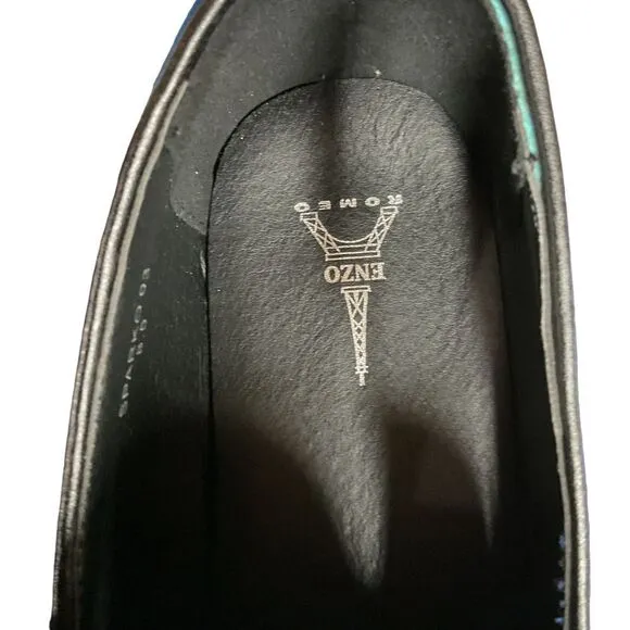 Enzo Men's Sparko 03 Royal Blue Velvet Loafers Size 8.5 Slip On Shoes Classic