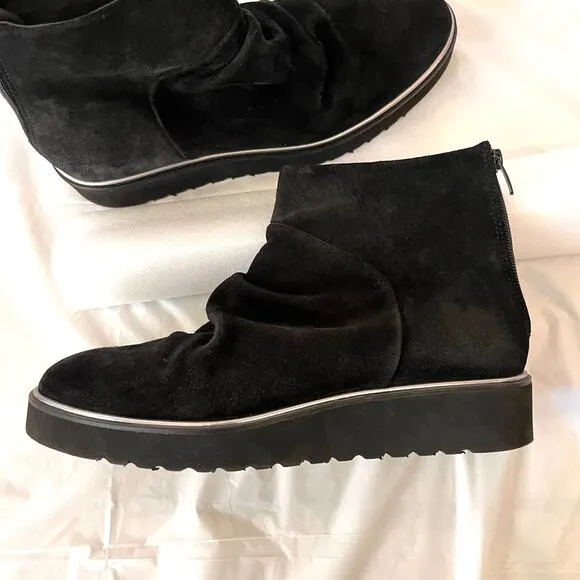 Eric Michael Ankle Boot Size 41 Valley Black Leather Handmade Spain Lightweight
