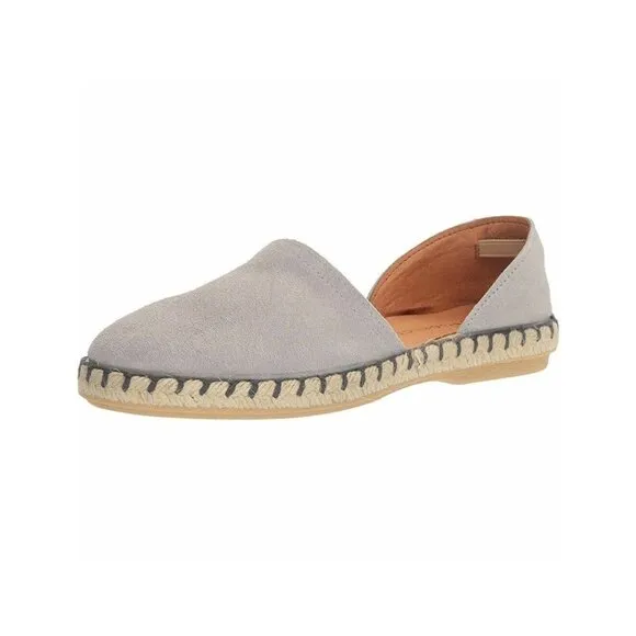 Eric Michael Olivia Whipstitch Jute Espadrille D'Orsay Loafers