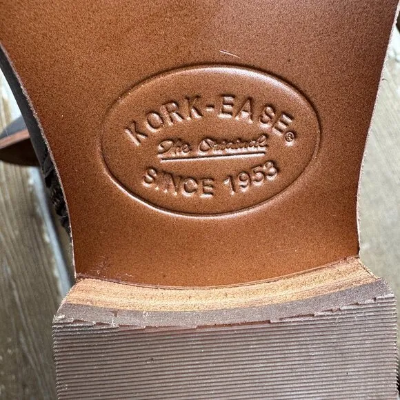 EUC Kork-Ease Gray Leather Viki Bootie in Women's 9.5M