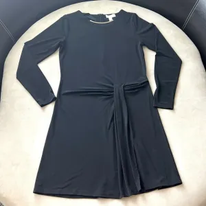 EUC Michael Kors Black Faux Wrap Dress M - Sleek &amp; Sophisticated