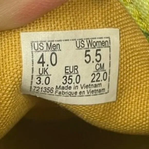 EUC - Van's Special Edition Vincent VanGogh Sunflower Sneakers