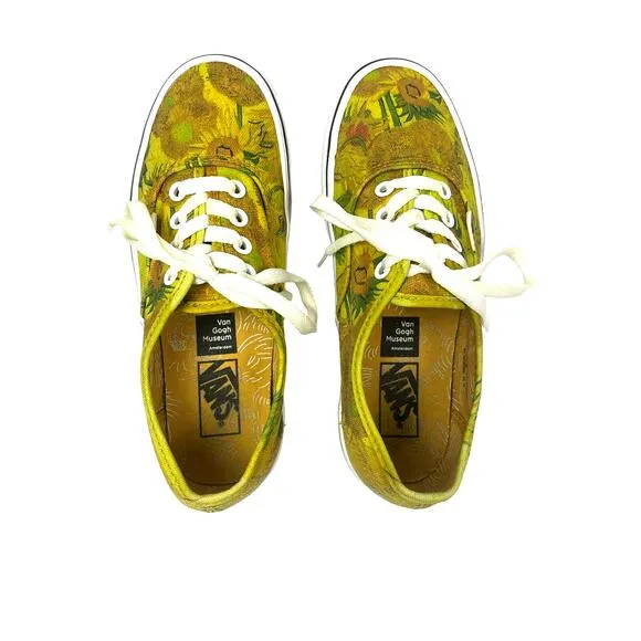 EUC - Van's Special Edition Vincent VanGogh Sunflower Sneakers