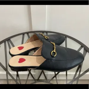 Faux Leather flats - sz EU 39 - US 8