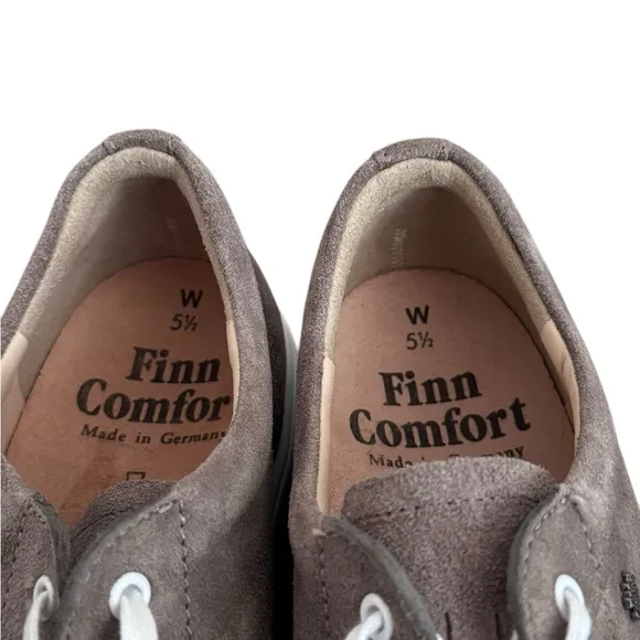 FINN COMFORT Ikebukuro Oxide Soft Suede Sneakers NEW 8