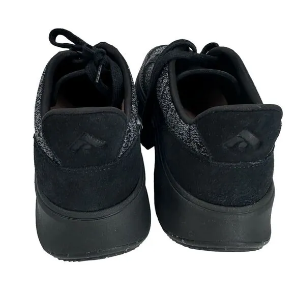 Fitflop F-Mode E01 Knit‎ Flatform Sneakers Tiptoe Grey Black Size US Women's 7