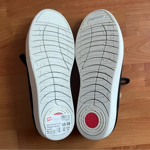 Fitflop Rally Knit Sneakers in Black