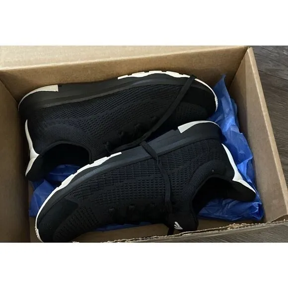 FitFlop Vitamin FFX E01 Sneaker Women's US 9 Black Mix Knit Trainer Shoes ZPP210