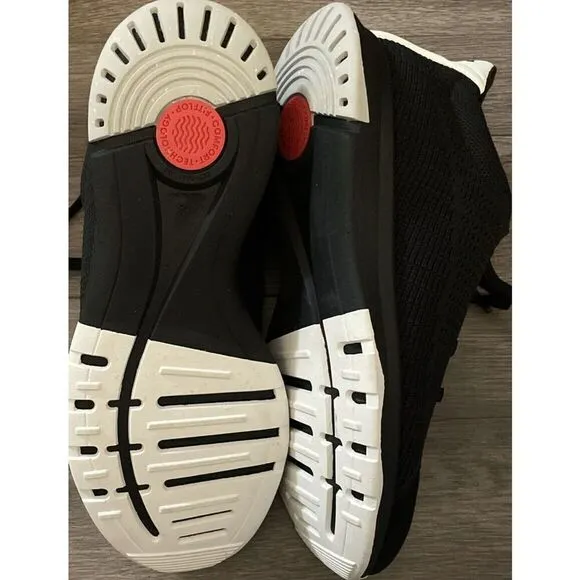 FitFlop Vitamin FFX E01 Sneaker Women's US 9 Black Mix Knit Trainer Shoes ZPP210