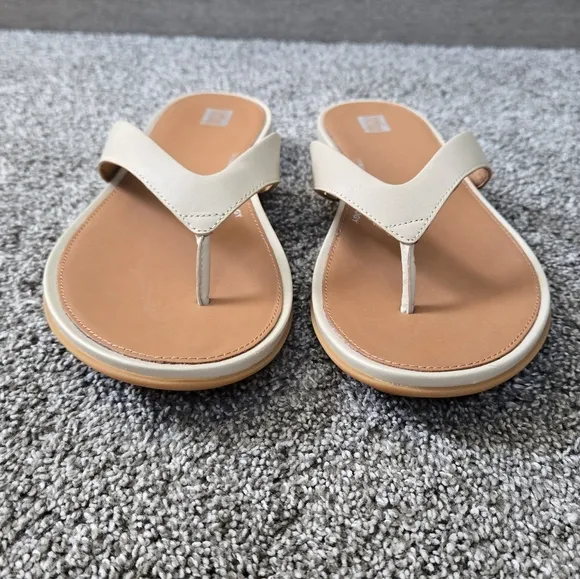 fitflop Women's GRACIE Leather Flip-Flops NEW size 10