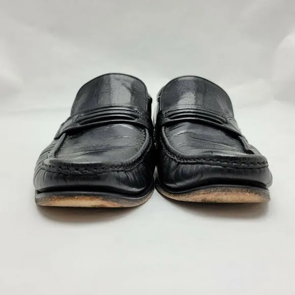 Florsheim 17089-01 Como Strap Formal Dress Moc Toe Loafers Men's US 10.5 D