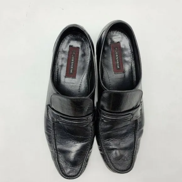 Florsheim 17089-01 Como Strap Formal Dress Moc Toe Loafers Men's US 10.5 D