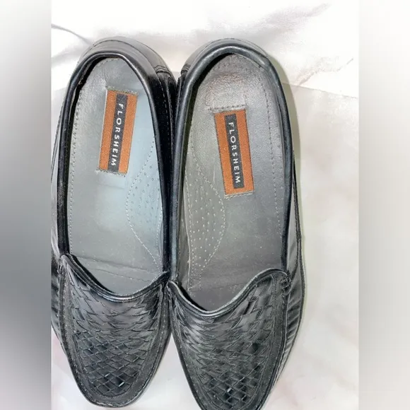 Florsheim Braided Brazilian Leather Loafers Size 10.5D