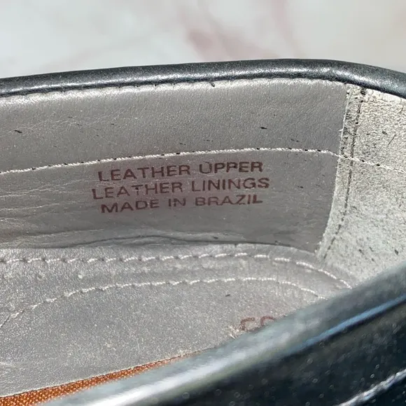 Florsheim Braided Brazilian Leather Loafers Size 10.5D