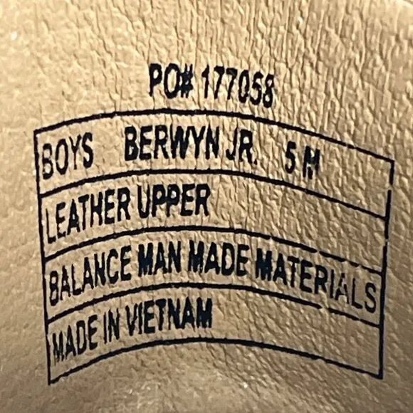 Florsheim Kids Boys Berwyn Jr. Black Leather Strap Loafers Size 5
