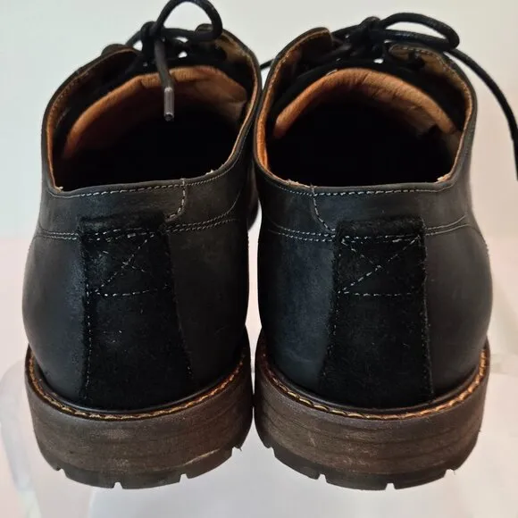 FLORSHEIM Men's Lodge Moc Toe Oxford Loafers Sz: 13 Black