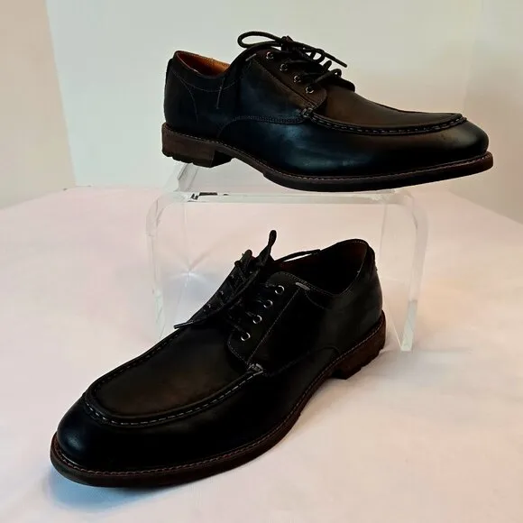 FLORSHEIM Men's Lodge Moc Toe Oxford Loafers Sz: 13 Black