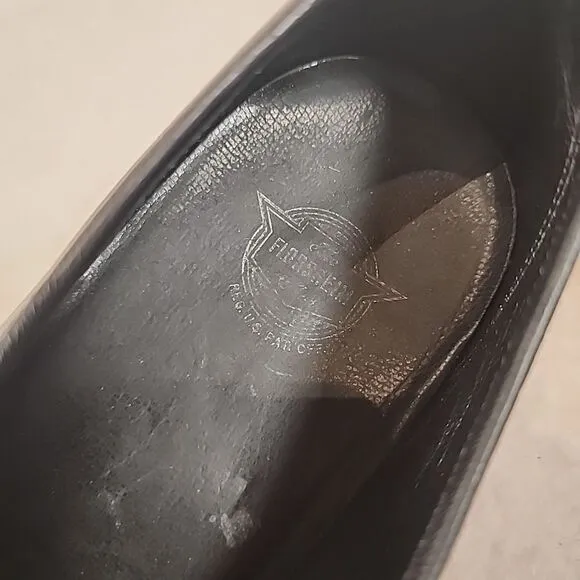 Florsheim Nevada men's size 12 D black leather moccasin loafer dress shoes