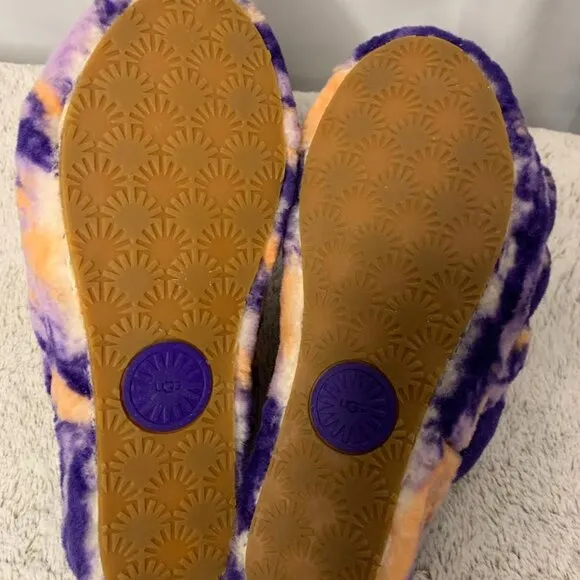 Fluff Yeah Slide Marbie Slippers, Uggs, 11W