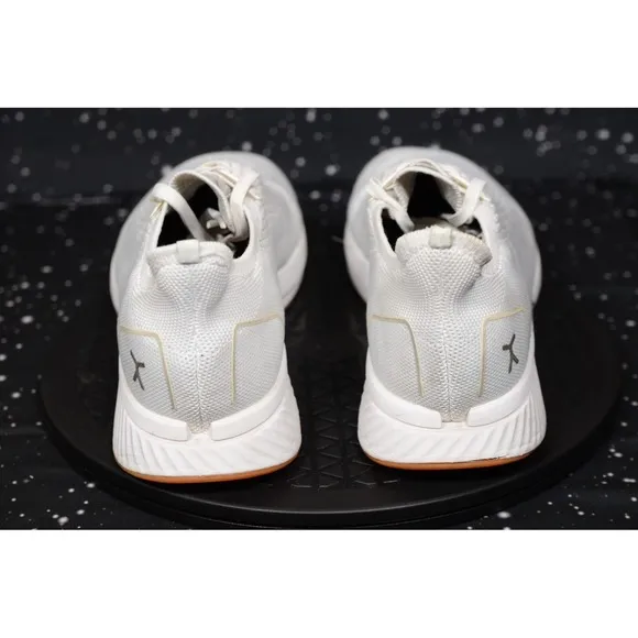 Flux Adapt Runner Sneakers Unisex US Mens 9.5 White Knit Low Top Athletic Shoes