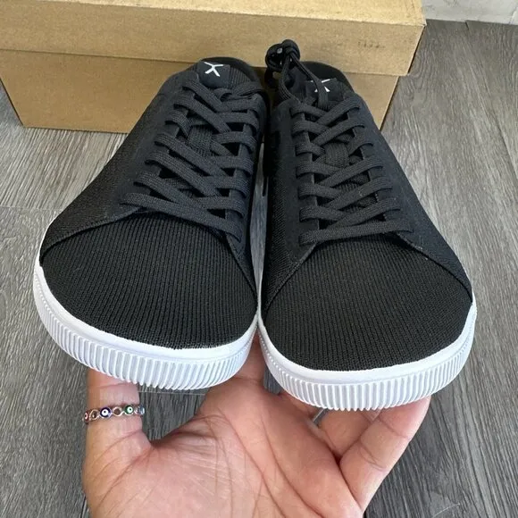 FLUX UNISEX ADAPT TRAINER SNEAKERS BLACK KNIT SIZE Men 6 Women 8Barefoot