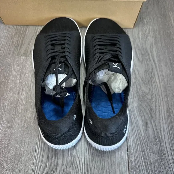 FLUX UNISEX ADAPT TRAINER SNEAKERS BLACK KNIT SIZE Men 6 Women 8Barefoot