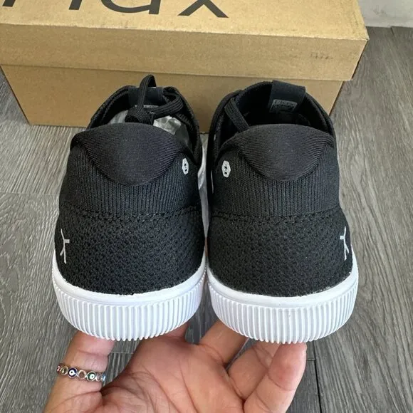 FLUX UNISEX ADAPT TRAINER SNEAKERS BLACK KNIT SIZE Men 6 Women 8Barefoot