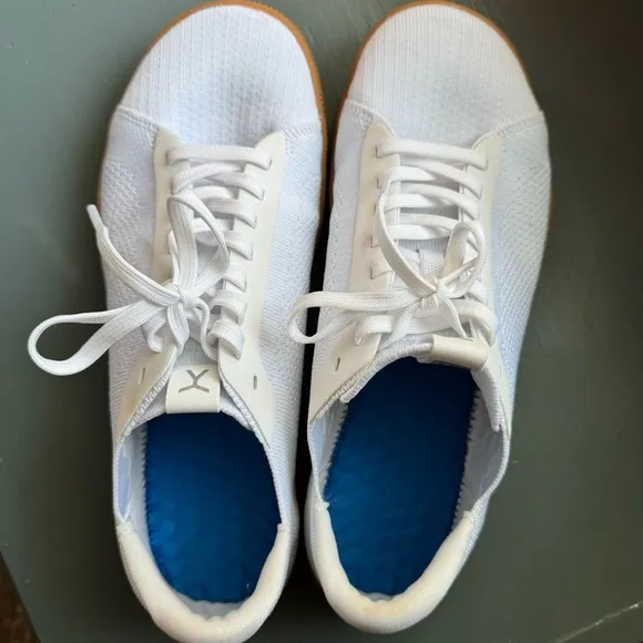 Flux White Trainers Classic Minimalist Design
