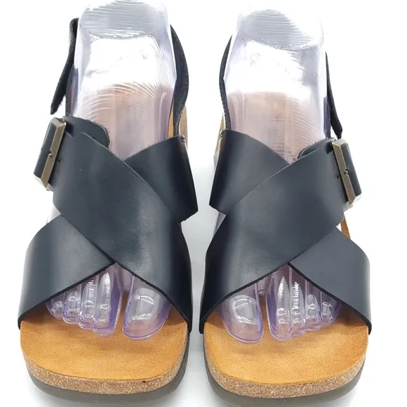 Fly London Womens Sandal CHLO852FLY Casual Wedge Slingback Bridle EU 38 US 8