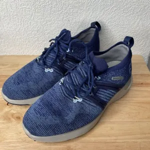 FootJoy FJ Hyperflex 51082 Lace Up Golf Sneakers Men Size 9W Blue Knit Spikes