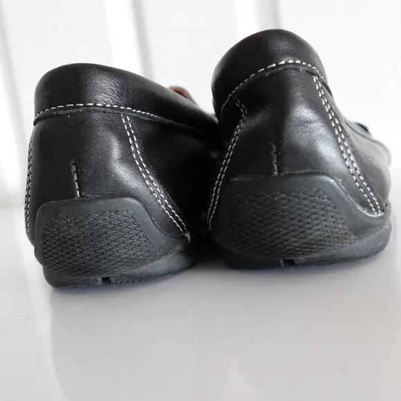 FootJoy Men's Club Casuals Penny Loafers Black Leather Slip-on Shoes