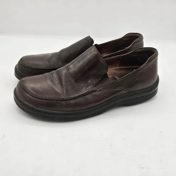Footprints by Birkenstock Oiled Leather Loafers Brown Size 42 EU