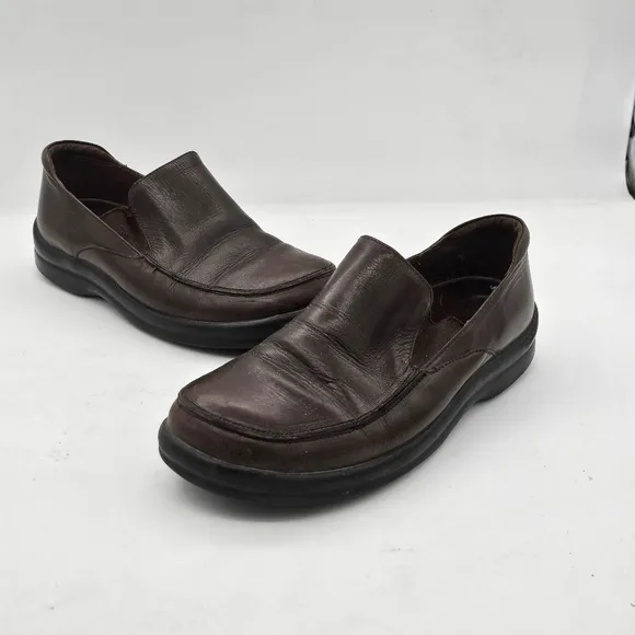 Footprints by Birkenstock Oiled Leather Loafers Brown Size 42 EU