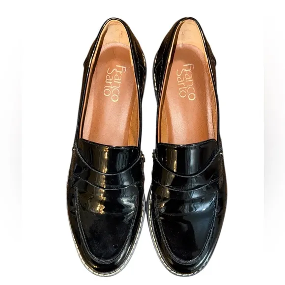 Franco Sarto Cassandra Platform Penny Loafer’s with Chunky Sole Women’s Size 8.5
