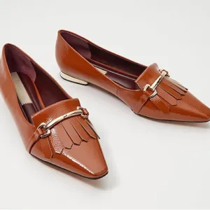 Franco Sarto Rina Flats in Cognac 5,5