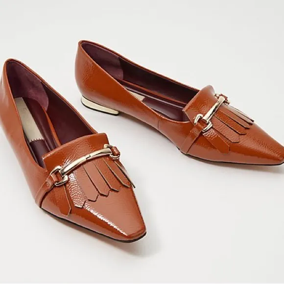 Franco Sarto Rina Flats in Cognac 5,5