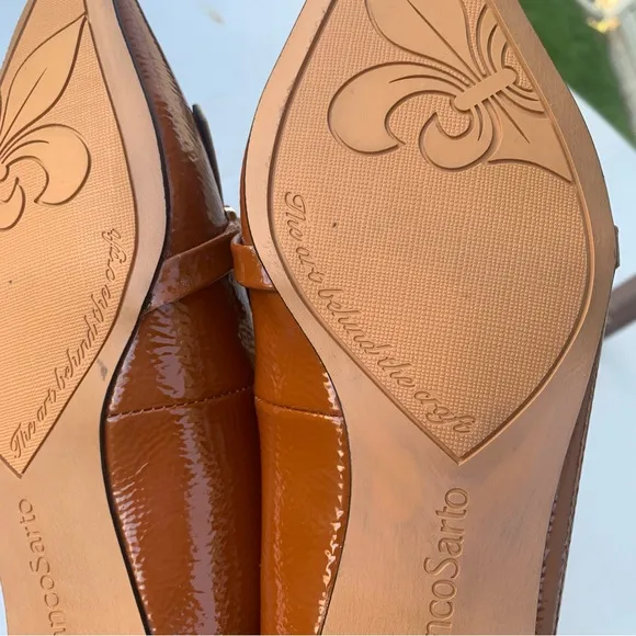 Franco Sarto Rina Flats in Cognac 5,5