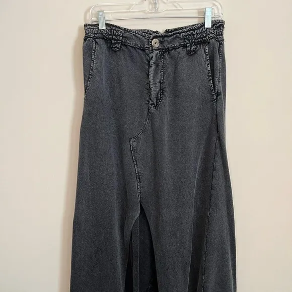 Free People Kona Maxi Skirt in Faded Black Size Medium